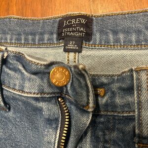 J. Crew Denim Straight-Leg Jeans “Essential Straight”
